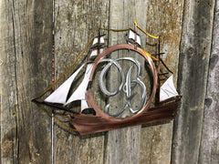 Monogram Sail Boat