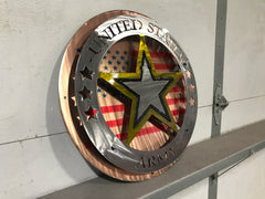 Double Plate US Army Star